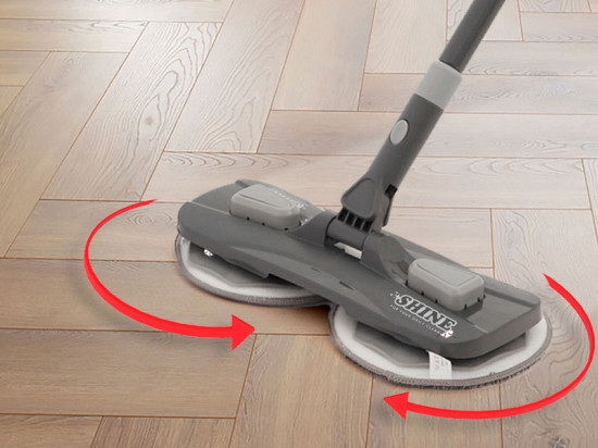 Roterende dweil voor vloeren en ramen