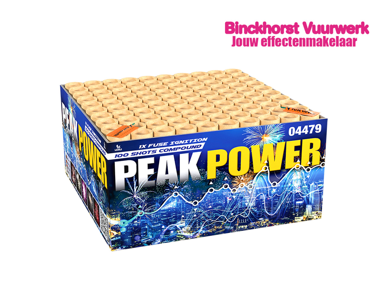 Peak Power vuurwerkbox van Binckhorst Vuurwerk!